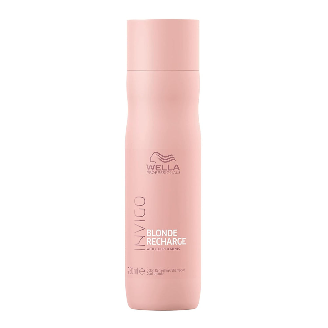 WELLA INVIGO BLONDE RECHARGE SHAMPOO 250 ML.