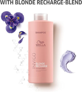 WELLA INVIGO BLONDE RECHARGE SHAMPOO 1000 ML