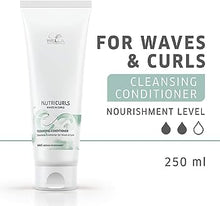 Cargar imagen en el visor de la galería, WELLA ACONDICIONADOR NUTRICURLS WAVES &amp; CURLS 250ML
