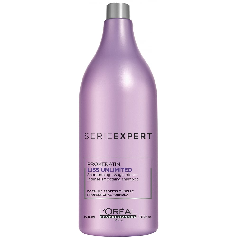 L'OREAL  SERIE EXPERT LISS UNLIMITED SHAMPOO 1500 ML